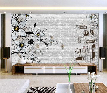 Flowers And Street Wallpaper AJ Wallpaper 