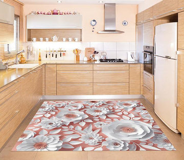 3D Paper Flowers 685 Kitchen Mat Floor Mural Wallpaper AJ Wallpaper 