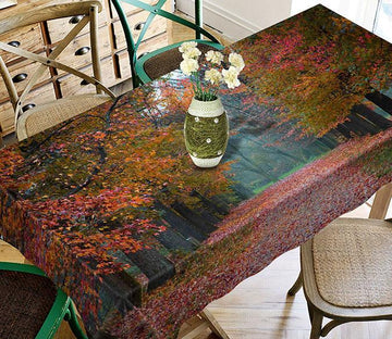 3D Maple Trees Fallen Leaves 533 Tablecloths Wallpaper AJ Wallpaper 