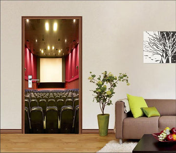 3D Conference Hall 61 Door Mural Wallpaper AJ Wallpaper 