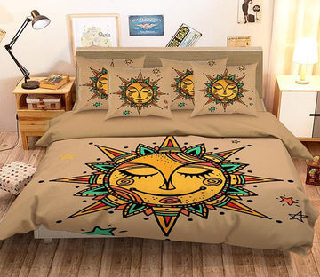 3D Lovely Sun Pattern 205 Bed Pillowcases Quilt Wallpaper AJ Wallpaper 
