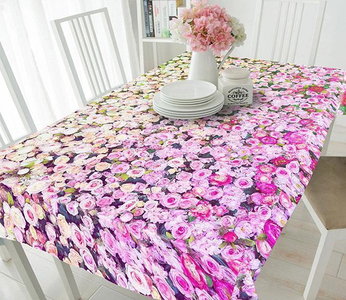3D Dense Flowers 769 Tablecloths Wallpaper AJ Wallpaper 