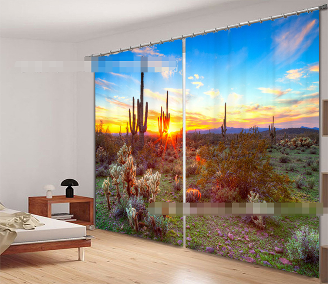 3D Wilderness Sunset 2154 Curtains Drapes Wallpaper AJ Wallpaper 