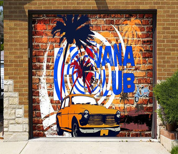 3D Bricks Wall Graffiti Car 73 Garage Door Mural Wallpaper AJ Wallpaper 