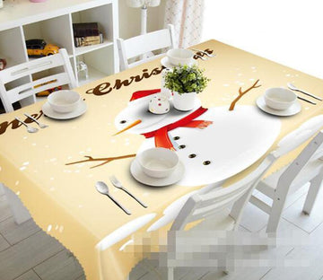3D Christmas Snowman 1470 Tablecloths Wallpaper AJ Wallpaper 