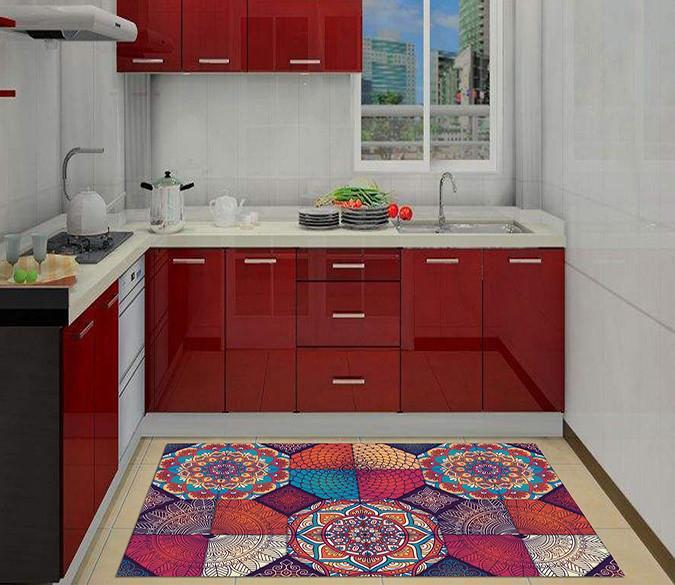 3D Pretty Pattern 691 Kitchen Mat Floor Mural Wallpaper AJ Wallpaper 