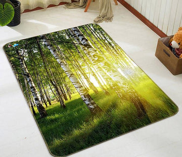 3D Lawn Trees Sunshine 150 Non Slip Rug Mat Mat AJ Creativity Home 