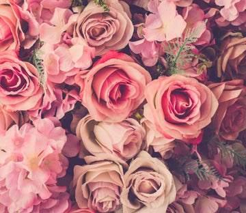 Flowers Wall Wallpaper AJ Wallpaper 