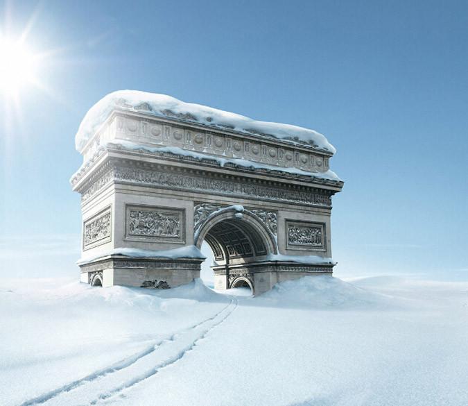 Snowcapped Arch Wallpaper AJ Wallpaper 