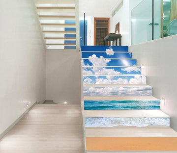 3D Beach Nature Scenery 212 Stair Risers Wallpaper AJ Wallpaper 