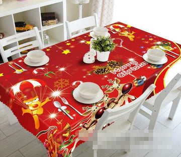 3D Wonderful Christmas 1399 Tablecloths Wallpaper AJ Wallpaper 