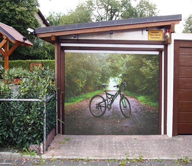 3D Mountain Bike 181 Garage Door Mural Wallpaper AJ Wallpaper 