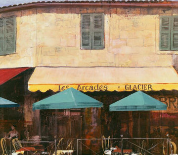 Open-Air Restaurant 2 Wallpaper AJ Wallpapers 