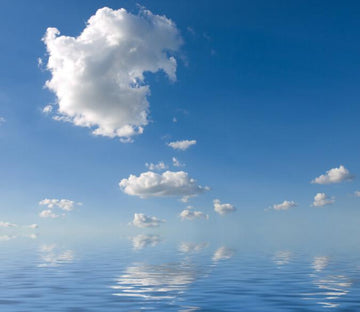 Blue Ocean White Clouds 1 Wallpaper AJ Wallpaper 