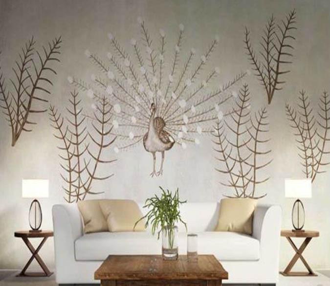 Elegant Peacock Wallpaper AJ Wallpaper 2 