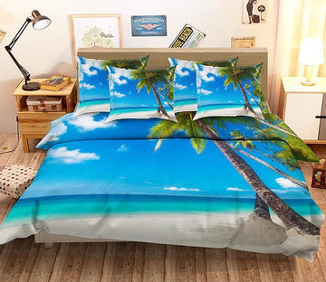 3D Beach Scenery 76 Bed Pillowcases Quilt Wallpaper AJ Wallpaper 