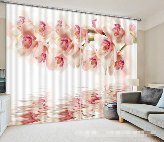 3D Fresh Elegant Flowers 1265 Curtains Drapes Wallpaper AJ Wallpaper 