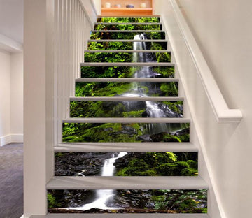 3D Vertical Stream 89 Stair Risers Wallpaper AJ Wallpaper 