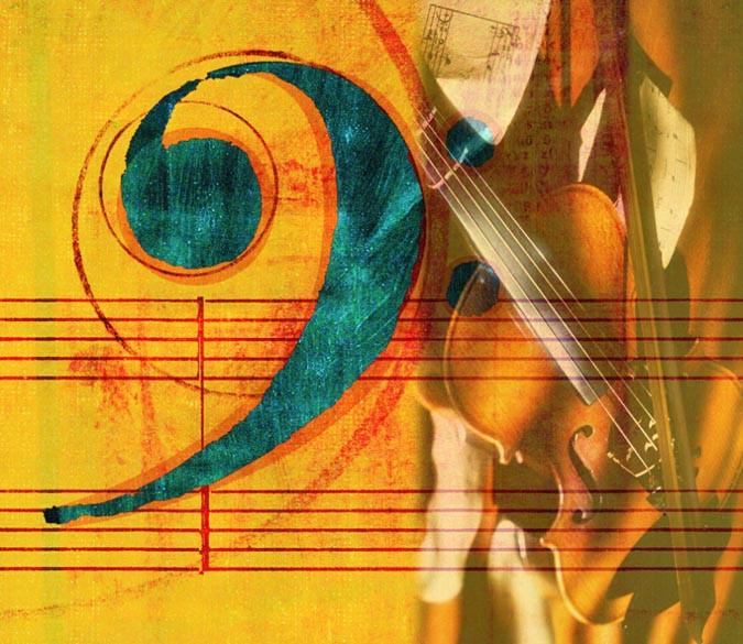 Violin Musical Note Wallpaper AJ Wallpaper 