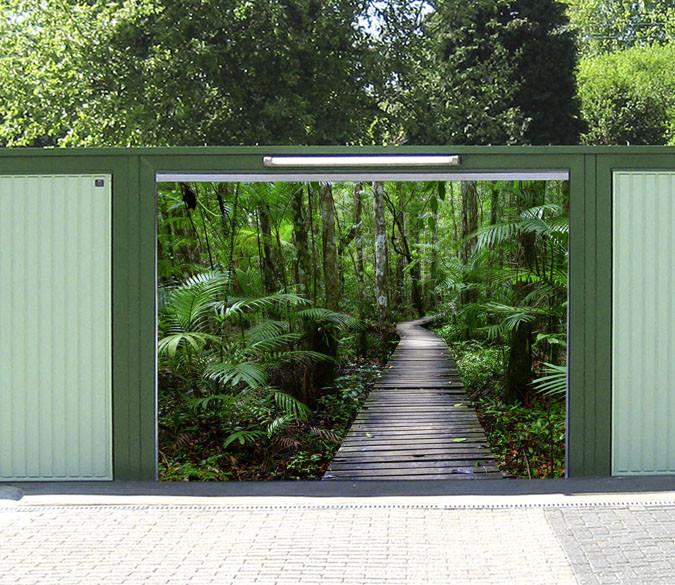 3D Forest Wood Path 431 Garage Door Mural Wallpaper AJ Wallpaper 