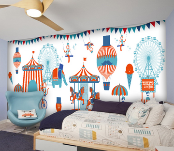 3D Animal Amusement Park Wallpaper AJ Wallpaper 