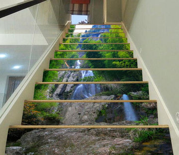 3D Mountain Rugged River 96 Stair Risers Wallpaper AJ Wallpaper 