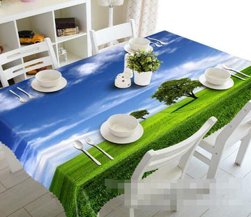 3D Grassland Trees 1412 Tablecloths Wallpaper AJ Wallpaper 