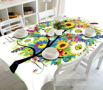 3D Tree Flowers 1425 Tablecloths Wallpaper AJ Wallpaper 