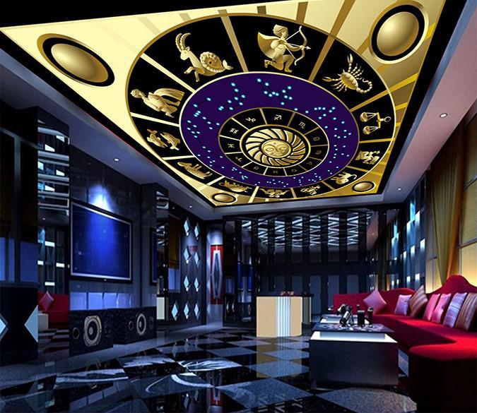 Twelve Constellations Patterns Wallpaper AJ Wallpaper 