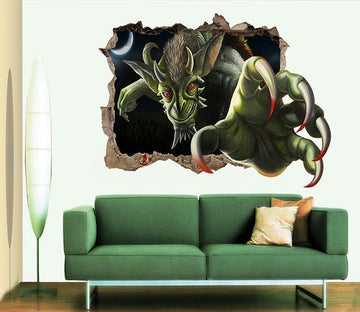 3D Monster 112 Broken Wall Murals Wallpaper AJ Wallpaper 