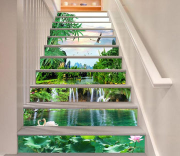 3D Pretty Natural Scenery 301 Stair Risers Wallpaper AJ Wallpaper 