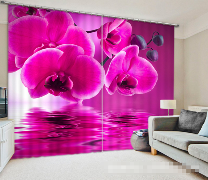 3D Bright Flowers 1255 Curtains Drapes Wallpaper AJ Wallpaper 