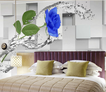 Blue Rose Wallpaper AJ Wallpaper 