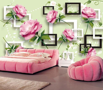 3D Simple Romantic Flower Wallpaper AJ Wallpaper 1 