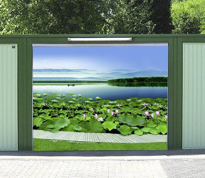 3D Lake Scenery 107 Garage Door Mural Wallpaper AJ Wallpaper 
