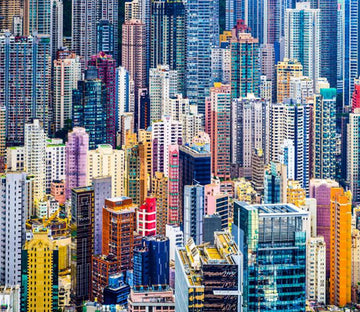 Colorful City 1 Wallpaper AJ Wallpapers 