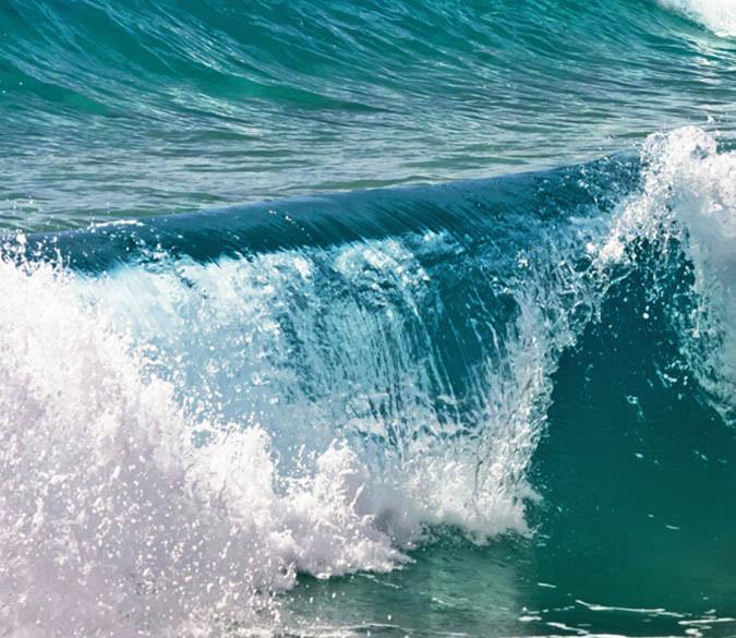 3D Rolling Waves Floor Mural Wallpaper AJ Wallpaper 2 