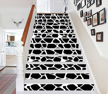 3D Black Spots 1145 Stair Risers Wallpaper AJ Wallpaper 