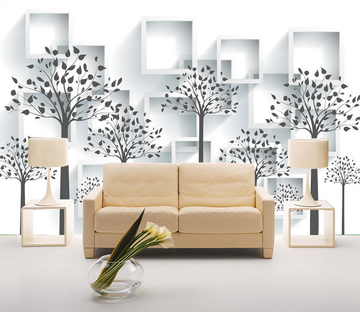 Young Trees And Frames Wallpaper AJ Wallpaper 