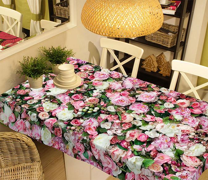 3D Dense Flowers 660 Tablecloths Wallpaper AJ Wallpaper 