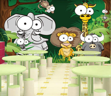 3D Cartoon Elephant 037 Wallpaper AJ Wallpaper 