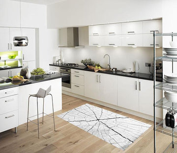 3D Wood Cracks Kitchen Mat Floor Mural Wallpaper AJ Wallpaper 