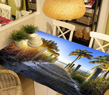3D Beach Road 4 Tablecloths Wallpaper AJ Wallpaper 