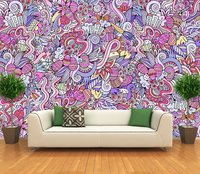 Colorful City Graffiti Wallpaper AJ Wallpaper 