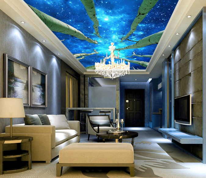 Sky Stars Tree 149 Wallpaper AJ Wallpaper 