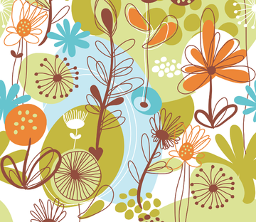 Colorful Flowers Patterns Wallpaper AJ Wallpaper 