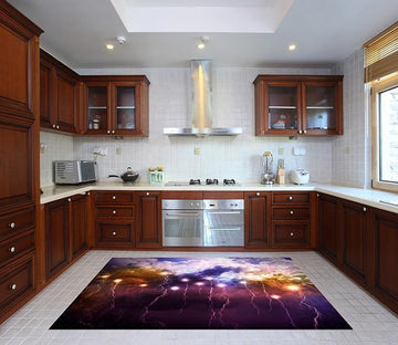 3D Lightning Sky 089 Kitchen Mat Floor Mural Wallpaper AJ Wallpaper 