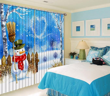 3D Winter Snow Scenery 469 Beach Curtains Drapes Wallpaper AJ Wallpaper 