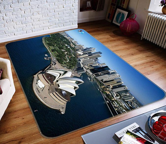 3D Sydney Scenery 151 Non Slip Rug Mat Mat AJ Creativity Home 