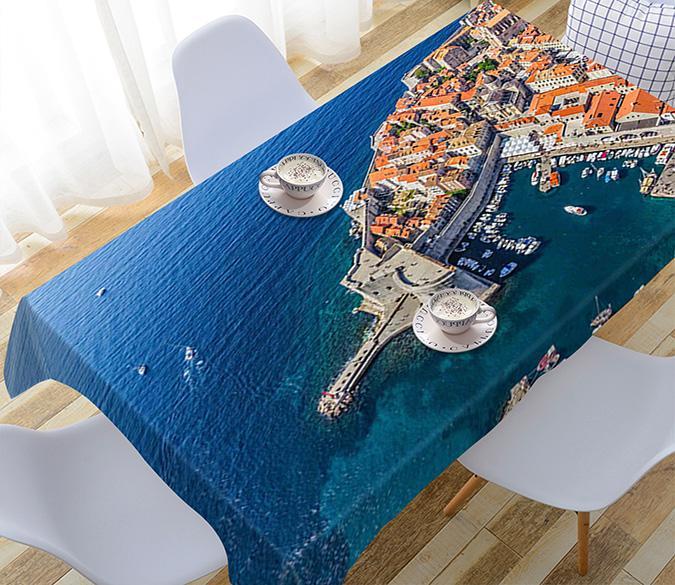 3D Monaco Scenery 593 Tablecloths Wallpaper AJ Wallpaper 